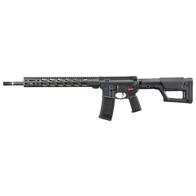 Picture of Ruger AR-556 - Multi-Purpose Rifle - Semi-automatic Rifle - AR15 - 223 Wylde - 18" Proof Carbon Fiber Barrel - Ruger Radial Port Muzzle Brake - Rifle Length Gas System - Cerakote Finish - Gray - Magpul PRS Lite Stock - Magpul MOE-K2 Grip - 15" M-LOK Free Floated Aluminum Handguard - Ruger Elite 452 Two Stage Trigger - 30 Rounds - 1 Magazine 8548