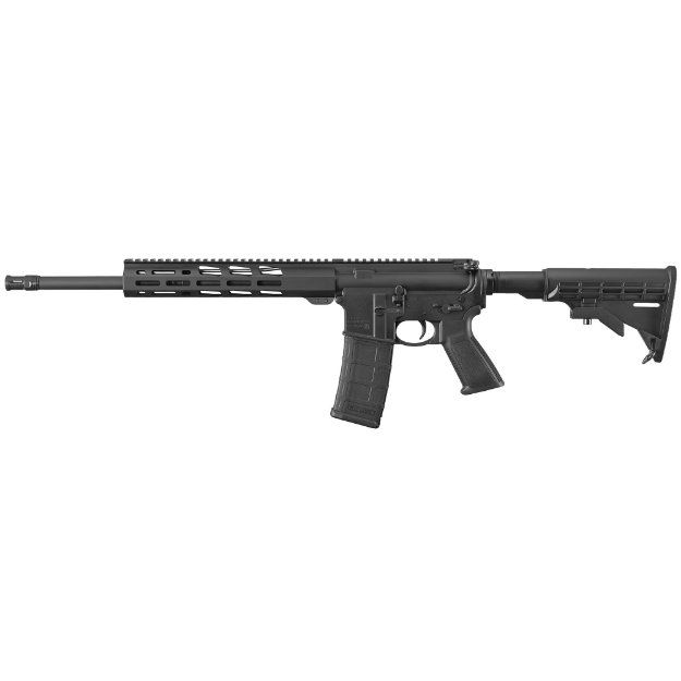 Picture of Ruger AR-556 - Semi-automatic - 223 Remington/556NATO - 16.1" Barrel - Type III Hard Coat Anodized Black Finish - 6 Position Stock - M-LOK Handguard - 30 Round Magazine - BLEM (Damaged Case) 08529