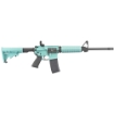 Picture of Ruger AR-556 - TALO - Semi-automatic - AR - 223 Remington - 556NATO - 16.1" - Turquoise - 6 Position Collapsible Stock - 30Rd - Adjustable Rear Sight 08517