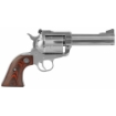 Picture of Ruger Blackhawk - Convertible - Single Action - Revolver - 357 Magnum/9MM - 4.6" Barrel - Stainless Steel - Silver - Wood Grips - Ramp Front and Adjustable Rear Sights - 6 Rounds 00310