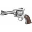 Picture of Ruger Blackhawk - Convertible - Single Action - Revolver - 357 Magnum/9MM - 4.6" Barrel - Stainless Steel - Silver - Wood Grips - Ramp Front and Adjustable Rear Sights - 6 Rounds 00310