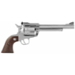 Picture of Ruger Blackhawk - Convertible - Single Action - Revolver - 357 Magnum/9MM - 6.5" Barrel - Stainless Steel - Silver - Wood Grips - Ramp Front and Adjustable Rear Sights - 6 Rounds 00320