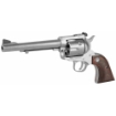 Picture of Ruger Blackhawk - Convertible - Single Action - Revolver - 357 Magnum/9MM - 6.5" Barrel - Stainless Steel - Silver - Wood Grips - Ramp Front and Adjustable Rear Sights - 6 Rounds 00320