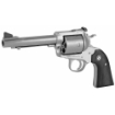 Picture of Ruger Blackhawk - Convertible - Single Action - Revolver - 45 Long Colt/45 ACP - 5.5" Barrel - Stainless Steel - Silver - Wood Grips - Ramp Front and Adjustable Rear Sights - 6 Rounds 00472