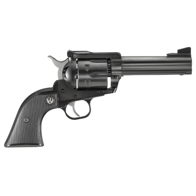 Picture of Ruger Blackhawk - Single Action - Revolver - 357 Magnum - 4.6" Barrel - Alloy Steel - Blued Finish - Black Checkered Hard Rubber Grips - Ramp Front and Adjustable Rear Sights - 6 Rounds 00306