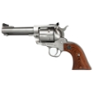 Picture of Ruger Blackhawk - Single Action - Revolver - 357 Magnum - 4.6" Barrel - Stainless Steel - Satin Finish - Silver - Hardwood Grips - Ramp Front and Adjustable Rear Sights - 6 Rounds 00309