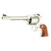 Picture of Ruger Blackhawk - Single Action - Revolver - 357 Magnum - 6.5" Barrel - Stainless Steel - Satin Finish - Silver - Hardwood Grips - Ramp Front and Adjustable Rear Sights - 6 Rounds 00319