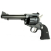 Picture of Ruger Blackhawk - Single Action - Revolver - 45 Long Colt - 5.5" Barrel - Alloy Steel - Blued Finish - Black Checkered Hard Rubber Grips - Ramp Front and Adjustable Rear Sights - 6 Rounds 00465