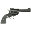 Picture of Ruger Blackhawk Convertible - Single Action - Revolver - 45 Long Colt/45 ACP - 4.6" Barrel - Alloy Steel - Blued Finish - Black Checkered Hard Rubber Grips - Ramp Front and Adjustable Rear Sights - 6 Rounds - Includes Extra 45 Auto Cylinder 00446