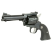 Picture of Ruger Blackhawk Convertible - Single Action - Revolver - 45 Long Colt/45 ACP - 4.6" Barrel - Alloy Steel - Blued Finish - Black Checkered Hard Rubber Grips - Ramp Front and Adjustable Rear Sights - 6 Rounds - Includes Extra 45 Auto Cylinder 00446