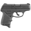 Picture of Ruger EC9s - Striker Fired - Semi-automatic - Polymer Frame Pistol - Compact - 9MM - 3.1" Barrel - Black Oxide Finish - Hogue Grip - Integral Fixed Sights - Thumb Safety - 7 Rounds - 1 Magazine 13211