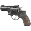 Picture of Ruger GP100 - TALO Edition - Double Action - Revolver - 357 Magnum/38 Special - 3" Barrel - Steel - Blued Finish - Rubber Grips with Wood Inlay - Green HiViz Fiber Optic Front Sight and Adjustable Rear Sight - 6 Rounds 01790