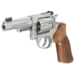 Picture of Ruger GP100 Match Champion - Double Action - Revolver - 10MM - 4.2" Barrel - Stainless Steel - Satin Finish - Silver - Hogue Stippled Hardwood Grips - Fiber Optic Front and Adjustable Rear Sights - 6 Rounds 01775