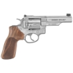 Picture of Ruger GP100 Match Champion - Double Action - Revolver - 357 Magnum - 4.2" Barrel - Stainless Steel - Satin Finish - Silver - Hogue Stippled Hardwood Grips - Fiber Optic Front and Adjustable Rear Sights - 6 Rounds 01755