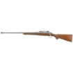 Picture of Ruger Hawkeye Hunter - Bolt Action Rifle - 300 Winchester Magnum - 24" Free Floated Cold Hammer Forged Barrel - 5/8X24 Threads - Satin Stainless Finish - Walnut Stock - Left Hand - LC6 Trigger - 3Rd 57121