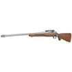 Picture of Ruger Hawkeye Hunter - Bolt Action Rifle - 300 Winchester Magnum - 24" Free Floated Cold Hammer Forged Barrel - 5/8X24 Threads - Satin Stainless Finish - Walnut Stock - Left Hand - LC6 Trigger - 3Rd 57121