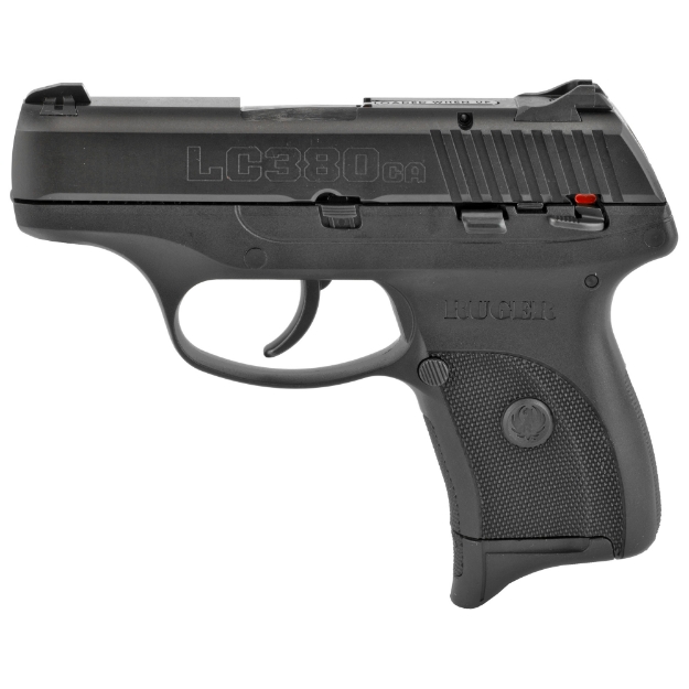 Picture of Ruger LC380 - Double Action Only - Semi-automatic - Polymer Frame Pistol - Compact - 380 ACP - 3.1" Barrel - Blued Finish - 3 Dot Drift-Adjustable Sights - 7 Rounds - California Compliant 03253