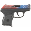 Picture of Ruger LCP - Double Action Only - Semi-automatic - Polymer Frame Pistol - Sub-Compact - 380 ACP - 2.75" Barrel - American Flag Cerakote Finish - Black - Integral Fixed Sights - 6 Rounds 13710