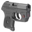 Picture of Ruger LCP - Double Action Only - Semi-automatic - Polymer Frame Pistol - Sub-Compact - 380 ACP - 2.75" Barrel - Blued Finish - Integral Fixed Sights - 6 Rounds - 1 Magazine - Viridian E-Series Laser 03752