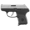 Picture of Ruger LCP - Double Action Only - Semi-automatic - Polymer Frame Pistol - Sub-Compact - 380 ACP - 2.75" Barrel - Matte Stainless Finish - Black and Silver - Integral Fixed Sights - 6 Rounds - 1 Magazine 03791