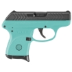 Picture of Ruger LCP - TALO Edition - Double Action Only - Semi-automatic - Polymer Frame Pistol - Sub-Compact - 380 ACP - 2.75" Barrel - Black Oxide Slide Finish - Turquoise Frame - Integral Fixed Sights - 6 Rounds - 1 Magazine 03746