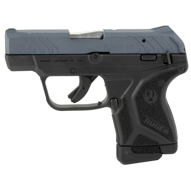 Picture of Ruger LCP II - RSR Exclusive - Double Action Only - Semi-automatic - Polymer Frame Pistol - Sub-Compact - 22LR - 2.75" Barrel - Stainless Steel Barrel - Cerakote Finish - Cobalt Kenetic Slate - Integral Fixed Sights - Manual Safety - 10 Rounds - 1 Magazine - Right Hand 13729