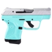 Picture of Ruger LCP II - Talo Edition - Double Action Only - Semi-automatic - Polymer Frame Pistol - Sub-Compact - 22LR - 2.75" Barrel - Stainless Steel Barrel - Silver Slide - Turquoise Cerakote Frame - Integral Fixed Sights - Manual Safety - 10 Rounds - 1  Magazine - Right Hand 13726