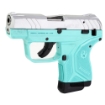 Picture of Ruger LCP II - Talo Edition - Double Action Only - Semi-automatic - Polymer Frame Pistol - Sub-Compact - 22LR - 2.75" Barrel - Stainless Steel Barrel - Silver Slide - Turquoise Cerakote Frame - Integral Fixed Sights - Manual Safety - 10 Rounds - 1  Magazine - Right Hand 13726