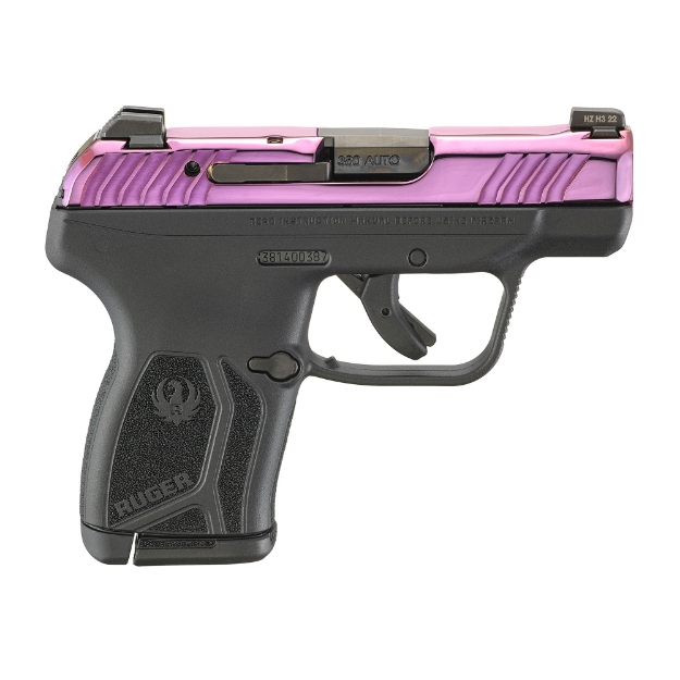 Picture of Ruger LCP MAX - Talo Edition - Double Action Only - Semi-automatic - Polymer Frame Pistol - Compact - 380ACP - 2.8" Barrel - PVD Finish - Purple - Black Polymer Frame - Tritium Front Sight with White Outline - Drift Adjustable Rear Sight - 10 Rounds - 1 Magazine 13738