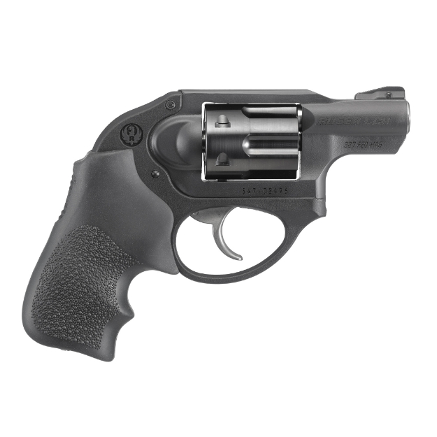 Picture of Ruger LCR - Double Action - Revolver - Small Frame - 327 Federal Magnum - 1.875" Barrel - Stainless Steel Barrel - Stainless Steel - Matte Finish - Black - Hogue Tamer Monogrip - U-Notch Integral Rear Sight & Ramped Front Sight - 6 Rounds 05452