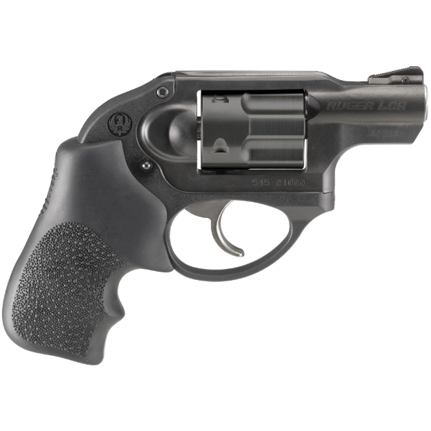 Picture of Ruger LCR - Double Action - Revolver - Small Frame - 357 Magnum - 1.875" Barrel - Stainless Steel Barrel - Stainless Steel - Matte Finish - Black - Hogue Tamer Monogrip - U-Notch Integral Rear & Ramp Front Sight - 5 Rounds - KLCR-357 05450