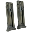 Picture of Ruger Magazine - 22LR - 10 Rounds - Fits Ruger SR22 - with Finger Rest - 2 Pack - Steel - Blued Finish 90647