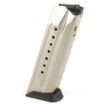 Picture of Ruger Magazine - 9MM - 17 Rounds - Fits Ruger American - Stainless Steel - Silver - Will Fit PC9 w/ a Ruger American Pistol Well Insert Installed (Not Included) 90510