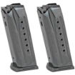 Picture of Ruger Magazines - 9MM - 15 Rounds - Fits Ruger Security-9 - Steel - Black - 2 Pack 90684