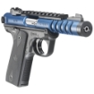 Picture of Ruger Mark IV - 22/45 Lite - Single Action - Semi-automatic - Polymer Frame Pistol - 22LR - 4.4" Threaded Barrel - Anodized Finish - Blue - Checkered Grips - Adjustable Rear Sight - Ambidextrous Safety - 10 Rounds - 2 Magazines 43924