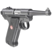 Picture of Ruger Mark IV - Standard - Single Action - Semi-automatic - Metal Frame Pistol - Full Size - 22LR - 4.75" Barrel - Alloy - Blued Finish - Checkered Grips - Fixed Sights - 10 Rounds - 2 Magazines 40104