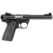 Picture of Ruger Mark IV 22/45 - Single Action - Semi-automatic - Polymer Frame Pistol - Full Size - 22LR - 5.5" Barrel - Bull Barrel - Blued Finish - Checkered Synthetic Grips - Adjustable Rear Sight - 10 Rounds - 2 Magazines 40107