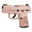 Picture of Ruger MAX-9 - Striker Fired - Semi-automatic - Polymer Frame Pistol - Sub-Compact - 9MM - 3.2" Barrel - Rose Gold Cerakote - Front TFO Night Sight - Optics Ready - Thumb Safety - 10 Rounds - 2 Magazines 03501