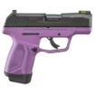 Picture of Ruger MAX-9 - TALO Edition - Striker Fired - Semi-automatic - Polymer Frame Pistol - Sub-Compact - 9MM - 3.2" Barrel - Cerakote Finish Frame - Purple - Blued Finish Slide - Optics Ready - Tritium Fiber Optic Front Night Sight - Thumb Safety - 12 Rounds - 2 Magazines - (1)-12 Rounds and (1)-10 Rounds 3512