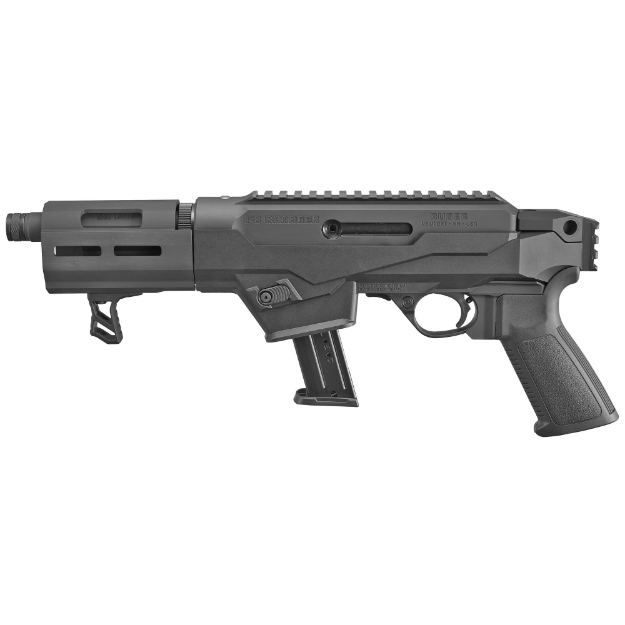 Picture of Ruger PC Charger - Take Down - Pistol - Semi-automatic - 9MM - 6.5" Barrel  - Threaded Barrel - Aluminum - Matte Finish - Black - Ruger Polymer Pistol Grip - Picatinny Rail - 17 Rounds - 1 Magazine 29100