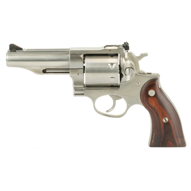 Picture of Ruger Redhawk - Double Action - Revolver - 357 Magnum - 4.2" Barrel - Stainless Steel - Satin Finish - Silver - Hardwood Grips - Adjustable Rear Sight - 8 Rounds 05059