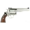 Picture of Ruger Redhawk - Double Action - Revolver - 357 Magnum - 5.5" Barrel - Stainless Steel - Satin Finish - Silver - Hardwood Grips - Adjustable Rear Sight - 8 Rounds 05060