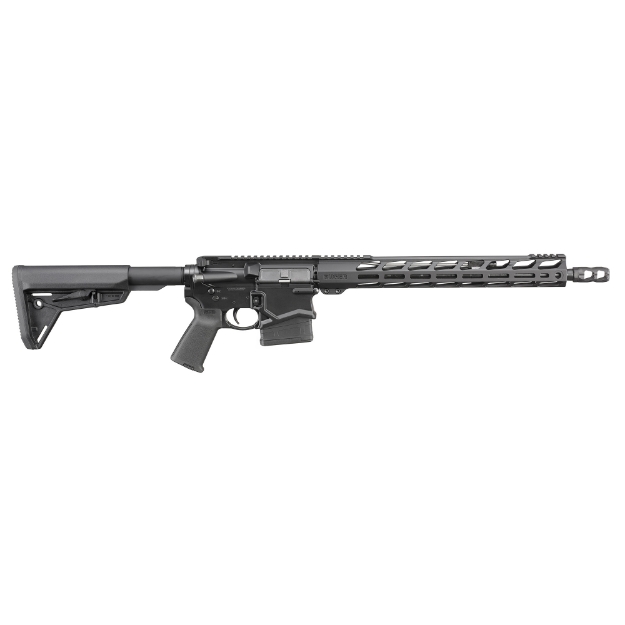 Picture of Ruger SFAR - Small-Frame Autoloading Rifle - Semi-automatic Modern Sporting Rifle - 762NATO/308 Winchester - 16.10" Barrel - 1:10" RH Twist - Type II Hard-Coat Anodized Black Finish - Magpul MOE SL Stock - Magpul MOE Grip - 15" Lite Aluminum Free-Floating Handguard with M-LOK Slots - 10 Rounds - 1 Magpul PMAG Magazine - Compatible with SR25/AR-10 Pattern 5614