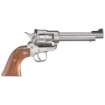 Picture of Ruger Single-Six Convertible - Single Action - Revolver - 22LR/22 WMR - 5.5" Barrel - Stainless Steel - Satin Finish - Silver - Hardwood Grips - Adjustable Rear & Ramp Front Sight - 6 Rounds 00625