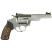 Picture of Ruger SP101 - Double Action - Revolver - Small Frame - 22LR - 4.2" Barrel - Stainless Steel - Satin Finish - Silver - Rubber Grips with Wood Inlay - Fiber Optic Front and Adjustable Rear Sights - 8 Rounds - KSP-242-8 05765