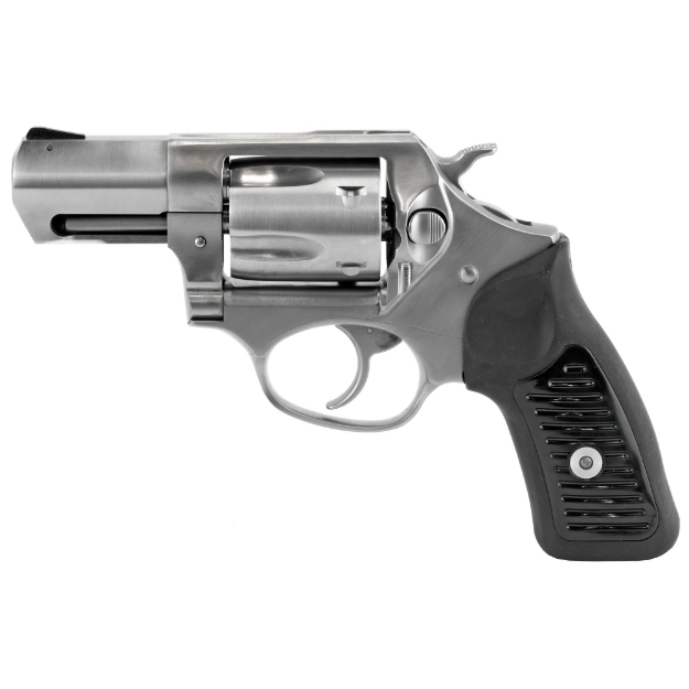 Picture of Ruger SP101 - Double Action - Revolver - Small Frame - 9MM - 2.25" Barrel - Stainless Steel - Satin Finish - Silver - Black Rubber Grip - Black Ramp Front and Fixed Rear Sights - 5 Rounds 05783