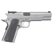 Picture of Ruger SR1911 - 1911 - Semi-automatic - Metal Frame Pistol - Full Size - 10MM - 5" Barrel - Bushingless Stainless Steel Bull Barrel - Stainless Steel - Matte Finish - Silver - Black Rubber Grips - Adjustable Target Sights - Extended Thumb Safety - 8 Rounds - 2 Magazines - Right Hand 06739