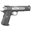 Picture of Ruger SR1911 Competition - Single Action - Semi-automatic - Metal Frame Pistol - Full Size - 9MM - 5" Barrel - Stainless Steel - Black Nitride and Stainless Finish - G10 Grips - Fiber Optic Front and Adjustable Rear Sights - Manual Safety - 10 Rounds 06766