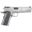 Picture of Ruger SR1911 Target - 1911 - Semi-automatic - Metal Frame Pistol - Full Size - 9MM - 5" Barrel - Stainless Steel - Low-Glare Stainless Finish - G10 Grips - Bomar-Style Adjustable Sights - Ambidextrous Thumb Safety - 9 Rounds - Ambidextrous 06759