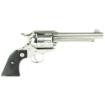 Picture of Ruger Vaquero SASS - Single Action - Revolver - 45 Long Colt - 5.5" Barrel - Stainless Steel - High-Gloss Finish - Black Checkered Grips - Blade Front and Integral Rear Sights - 6 Rounds - Sold as a two-gun consecutive serial number set in same commemorative case 05134